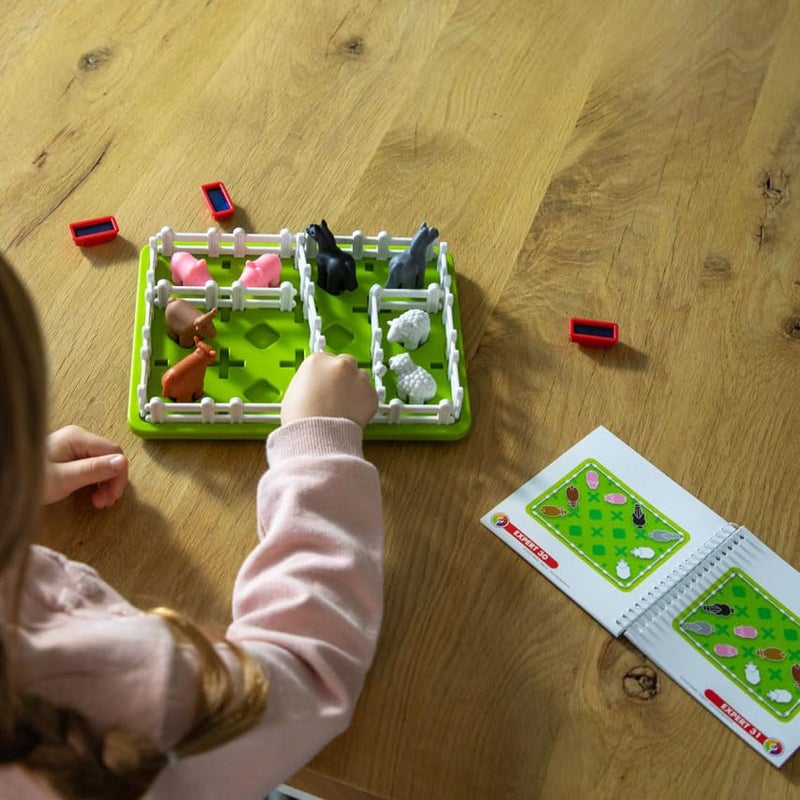 SmartGames Smart Farmer â€“ Barnyard STEM Focused Cognitive Skill-Building Logic Puzzle Game with 60 Challenges for Ages 5+ - Image 5